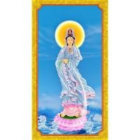 ราคา ภาพวาดเพชร 5 มิติ, พระอวโลกิเตศวร ภาพวาดพระโพธิสัตว์ด้วยเพชรเต็มรูปแบบ (42223052383)