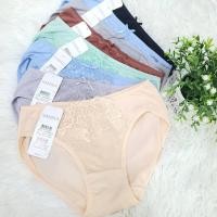 ราคา Sabina กางเกงในเอวต่ำ แต่งงลูกไม้ด้านหน้า ผ้าไมโครไฟเบอร์ รวมรุ่น (29326431349)