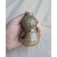 ราคา สินค้ามือสอง แจกันดินเผาเคลือบ ทรงน้ำเต้า (10116592697)