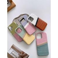 ราคา (มี16)พร้อมส่งในไทย⭐️ 5โทนสี PC072 เคสหนังใส่บัตร 2ชั้น สีทรีโทน เคสไอโฟน เคสใส่บัตร สำหรับ iPHONE i11-16Promax (22745723171)