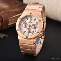 ราคา HUBLOT Hengbao ผู้ชายธุรกิจ Casual Series นาฬิกา Chronograph นาฬิกากันน้ําสแตนเลสสตีลสายสแตนเลส PFSO (43017501162)