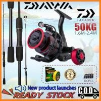 ราคา DAIWA คันเบ็ดและรอกตกปลา ม คันเบ็ดพร้อมรอกตกปลาและอุปกรณ์ตกปลา รอกตกปลาครบชุดพร้อมสายสำรองแล้ว 1.8M (24597693853)