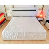 ราคา ผ้านวม หรือไส้ผ้านวม ขนาด 6ฟุต สีขาวลายวินเทจ ยี่ห้อ TEXTILE (สภาพใหม่) (สินค้าหายาก) มือสองขายตามสภาพ เกาหลีแท้ (23253405432)