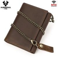 ราคา Humerpaul Crazy Horse กระเป๋าสตางค์หนัง ใบใหญ่ จุของได้เยอะ ใส่บัตรได้หลายตําแหน่ง 6006 (22438884790)