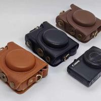 ราคา Canon G9X G9XII S120 S110 เคสหนัง G9XII กระเป๋ากล้องป้องกันกรณีกระเป๋าสะพายกระเป๋ากล้อง (44074494257)