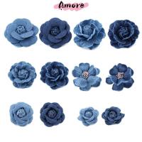 ราคา Amore ผ้ายีนส์ดอกไม้อุปกรณ์ผมเสื้อผ้าหมวกชุดตกแต่ง DIY (43824700325)