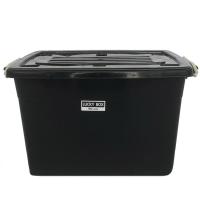 ราคา ((ถูกที่สุด)) กล่องพลาสติก 90 ลิตร รุ่น 213B สีดำ มีล้อ กล่องเก็บของ ถังพลาสติก กล่องล็อค ลังพลาสติก เก็บเสื้อผ้า (23881032086)