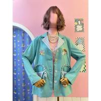 ราคา เสื้อคลุมสูทสีเขียวมิ้นท์ทรงน่ารักป้าย Chaya (25829180840)