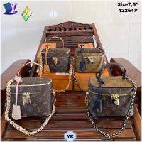 ราคา Louisvuitton กระเป๋าหลุยส์ หลุยส์ Mirror box ✅ ไซค์7.5” (10403800345)