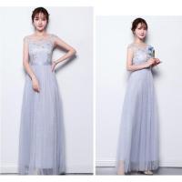 ราคา ส่งต่อเดรสไปงานแต่ง ชุดราตรียาว สีเทาอมฟ้า ใส่แค่ 1 ครั้ง (24231294572)