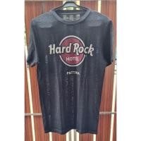 ราคา เสื้อยืด Hard Rock คอกลม แขนสั้น สีเทาดำ มือสอง (23817906291)