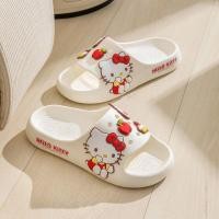 ราคา [พร้อมสต็อก] รองเท้าแตะคิตตี้สำหรับเด็กหญิง แบบกันลื่น ใส่สบายภายในบ้านและนอกบ้าน (42365514720)