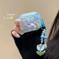 ราคา Small Fresh Glacier Blue Flower Lenovo LP40 PRO เคสหูฟัง LP5 เคสไร้สายบลูทูธ LP40 จี้กันกระแทก (26064768071)