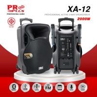 ราคา ตู้ลำโพงขยาย 12 นิ้ว มีไมค์ลอย+บลูทูธ PROPLUS รุ่น XA-12 (27320212887)