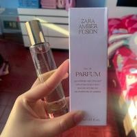 ราคา ส่งต่อ น้ำหอม zara 100% zara amber fusion ของแท้พร้อมกล่องและถุง (25205323787)