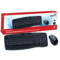 ราคา Genius Wireless Multimedia Keyboard Mouse Combo รุ่น KB-8000X (แป้นพิมพ์, คีย์บอร์ด wireless ) (2311450146)