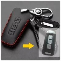 ราคา Leather Key Case for Piaggio Beverly 400 Motorcycle Remote Protection Cover Ring Holder Fob Interior Accessories Shell K (28985470295)