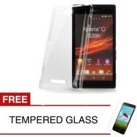 ราคา เคสคริสตัลสําหรับ Sony Xperia C / C2305 - เคสแข็งแบบใส + ฟรีกระจกนิรภัย (28987911273)