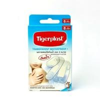 ราคา Tigerplast Transparent Waterproof พลาสเตอร์ใส กันน้ำ คละ 3 ขนาด [กล่อง 8 ชิ้น] (20381749232)