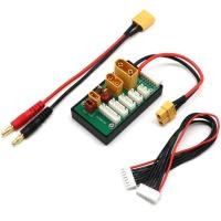 ราคา XT30 XT60 XT90 JST T Connector Lipo แบตเตอรี่ Charger Board 2-6S ชาร์จสําหรับ Imax B6 B6AC IDST Q6 Lite Balance Charger ใหม่ (28834922428)