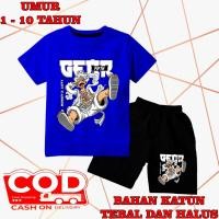 ราคา KATUN ชุดสูทเด็กการ์ตูนอนิเมะ One piece 2 วัสดุผ้าฝ้ายพรีเมี่ยม พิมพ์สกรีน DTF cln สีดํา (28543082742)