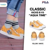 ราคา Fila รองเท้าผ้าใบ รองเท้าแฟชั่น UX Classic Kicks B Aqua 1XM01969F-136 (2290) (23248737625)