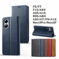 ราคา เคสฝาพับหนัง เคสมีแม่เหล สำหรับ OPPO F5/F7/F1S/A59/A3S/A1K/R9S/A5S/A7/F9/A12/A83/Reno3pro/Reno2F เคสฝาพับ เคสเปิดปิด (21280928472)