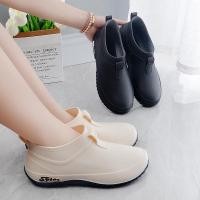 ราคา รองเท้าฝนผู้หญิงผู้ใหญ่สบายสบายๆรองเท้าน้ําฤดูใบไม้ร่วงฤดูหนาวกันลื่นกันน้ํารองเท้าฝนสบายกลางแจ้งแฟชั่นรองเท้ายาง (25047142091)