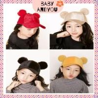 ราคา สินค้าพร้อมส่ง หมวกเด็ก หมวกเด็กโต หมวกแฟชั่น หมวกแก๊ป Baby hat หมวก หูหมี (3514745769)