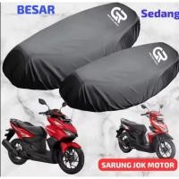 ราคา ผ้าคลุมเบาะมอเตอร์ไซค์ LOGO RG STANDARD SIZE ผ้าคลุมเบาะมอเตอร์ไซค์ Vario Beat Scoopy Spacy Pcx UNIVERSAL (56700657208)