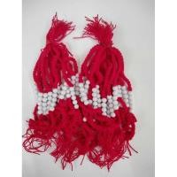 ราคา ด้ายสายสิญจน์ ฝ้ายผูกข้อมือ ด้ายสัญลักษณ์ สีแดง ลูกปัดขาว 5 เม็ด (25963583233)