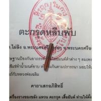 ราคา ตะกรุดหลืบพับ วัดพระญาติ อยุธยา แท้100% (2179450577)