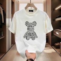 ราคา เสื้อยืดหมีสไตล์ใหม่เสื้อยืดคอกลมผ้าฝ้าย 100% สไตล์น่ารักเสื้อยืดลาย "มัน" (25492629778)