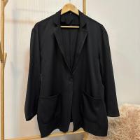 ราคา มือสอง เสื้อเบลเซอร์ ลำลอง สีดำ (19395132957)