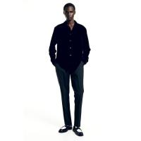 ราคา H&M(เอชแอนด์เอ็ม) เสื้อเชิ้ตผ้ากำมะหยี่ทรงพอดีตัว ผู้ชาย 1201018_2 (27826609141)