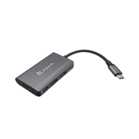 ราคา ADAM ELEMENTS ฮับเสริมสำหรับแล็บท็อป รุ่น CASA Hub A01m USB-C 4 Port Hub - Gray by dotlife (44423723436)
