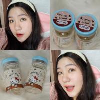 ราคา บิ๊กอายตาโต บิ๊กอายสีเทา/บิ๊กอายสีน้ำตาล ลายPansy Rainbow lens ลิขสิทธิ์ sanrio Hello kittyค่าอมน้ำ 65 %( เจ้าแรกในไทย ) (24515557270)