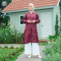 ราคา Wearous - NARAYA BATIK TUNIC Modern Womens Tops Womens Batik Clothes Tunic New Motif (43671978708)