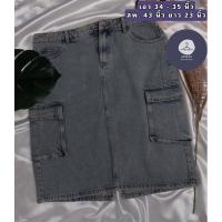 ราคา กระโปรงยีนส์ กระโปรงยีนส์สาวอวบ กระโปรงยีนส์สั้น (24704779246)