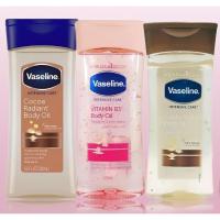 ราคา จัดส่งจากประเทศไทย-Vaseline Intensive Care Cocoa Radiant Body Oil 200ml อินเทนซีฟ เรเดียนท์ บอดี้ (28781161585)
