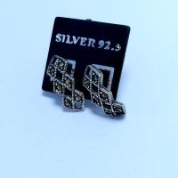 ราคา ต่างหูแมกกาไซด์เงินแท้งานเซลล์สต๊อก ภาพถ่ายสินค้าจริงครับ (14567320713)