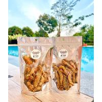 ราคา ปลาร้าทอดสมุนไพรนื้อปลา ฟูนุ่ม หอม กรอบ อร่อย ผ่านการทอดและการอบกรอบ บรรจุถุงซิปล๊อค ขนาด 80 กรัม (22819182057)