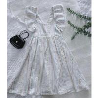 ราคา ชุดเดรสเด็กมือสอง**OLD NAVY 4T**ไซด์ 4 ขวบ ลายทางสีรุ้งวิ้งๆ น่ารักมากๆ (22718565638)