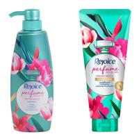 ราคา Rejoice Perfume Smooth รีจอยส์ เพอร์ฟูมสมูท แชมพู 450 มล./ คอนดิชั่นเนอร์ 320 มล. (19145699745)