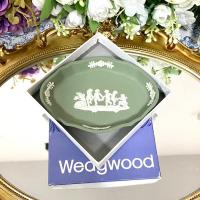 ราคา Wedgwood Jasperware Sage Green Trinket Dish จานขนาด 4.5x3 นิ้ว (23334955020)
