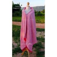 ราคา ผ้าห่มคลุมไหล่ผ้าฝ้ายทอมือ สีชมพูเข้ม ##Handmade ผ้าห่มคลุมไหล่ผ้าฝ้าย (8953809237)