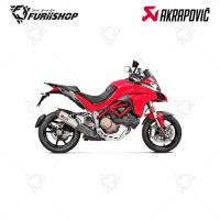 ราคา ท่อสูตร/ท่อแต่ง/ท่อไอเสีย Akrapovic Slip on H2 Titanium Version : for Ducati Multistrada1200 2015-2017 (13396730933)