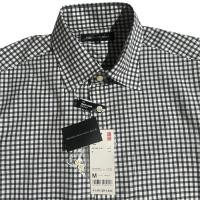 ราคา Uniqlo เสื้อเชิ้ตแขนยาว ผู้ชาย สีเทาเข้ม ลายสก็อต (42656718864)