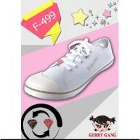 ราคา Gerry Gang รองเท้าผ้าใบนักเรียน รองเท้าพละ ผ้าใบขาว รุ่นF499 (6692504185)