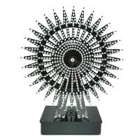 ราคา DIY ชุดอิเล็กทรอนิกส์ LED หมุนชิงช้าสวรรค์ 16 ชั้น 30 ซม. 610 LEDs การควบคุมบลูทูธโหมดแอนิเมชั่นที่มีสีสัน APP รีโมทคอนโทรล (52450793035)